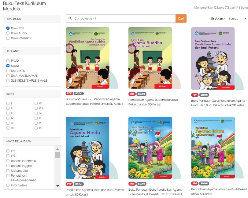 Cara Download Buku Guru & Buku Siswa Kurikulum Merdeka Jenjang PAUD SD SMP dan SMA/SMK